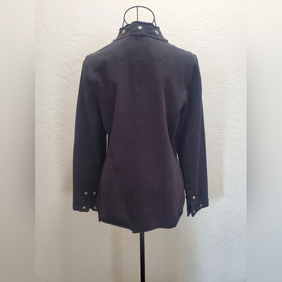 NEON BUDDHA Black Jacket. Size Medium. - Picture 8 of 9